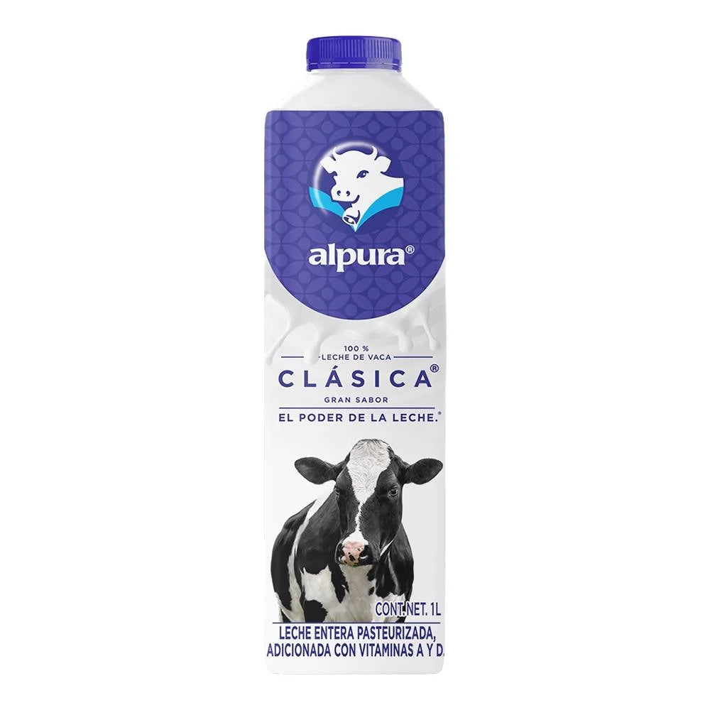 LECHE ALPURA ENTERA 1 LT