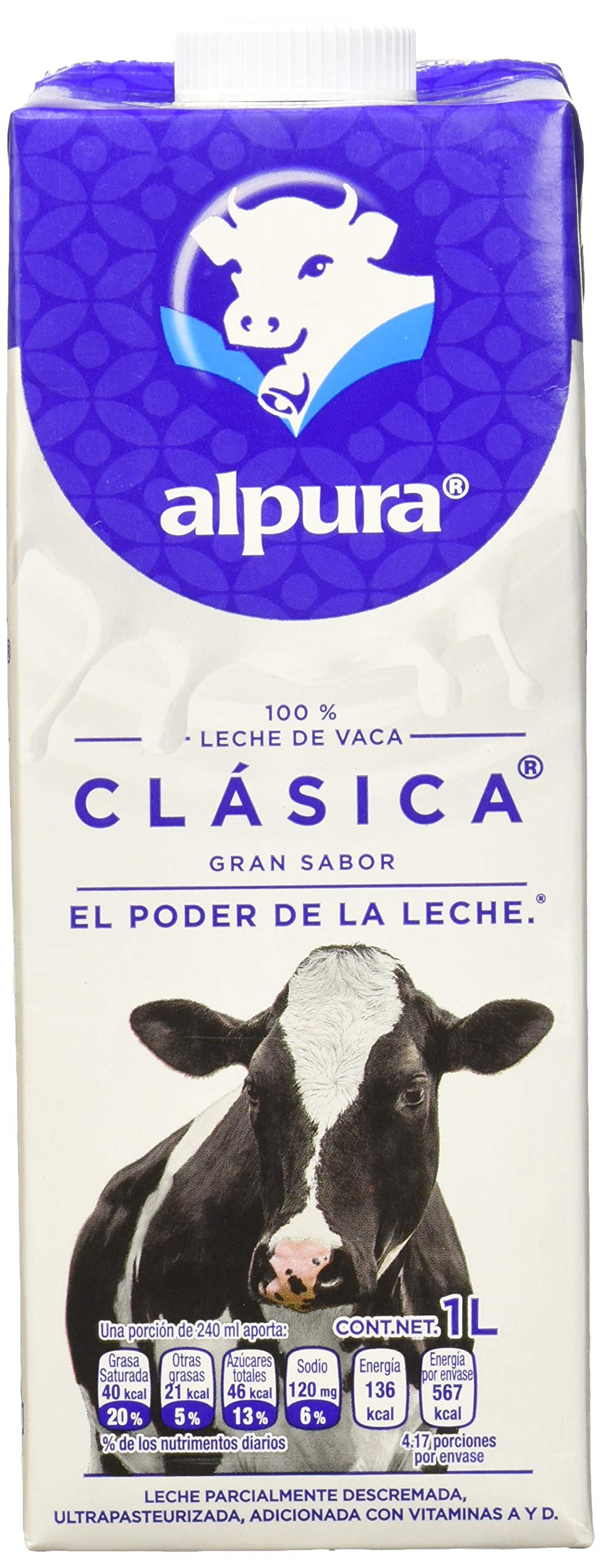 LECHE ALPURA ENTERA 2000 1LT