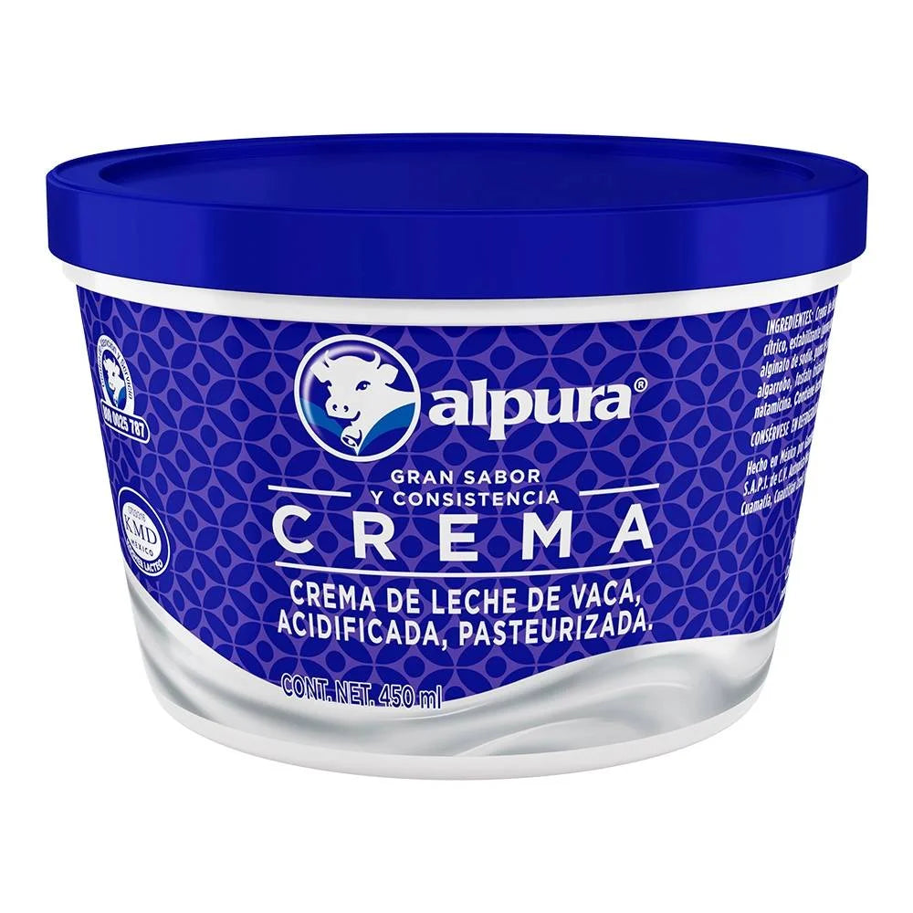 CREMA ALPURA VASO 450ML