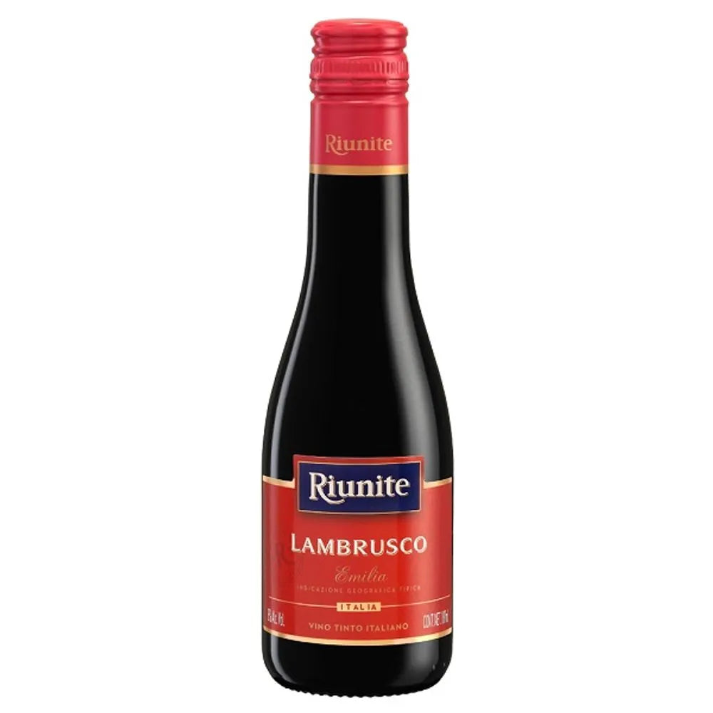 VINO TINTO RIUNITE LAMBRUSCO 187ML