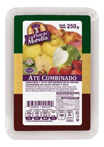 ATE FLOR DE MORELIA 250GR DIF. SABORES