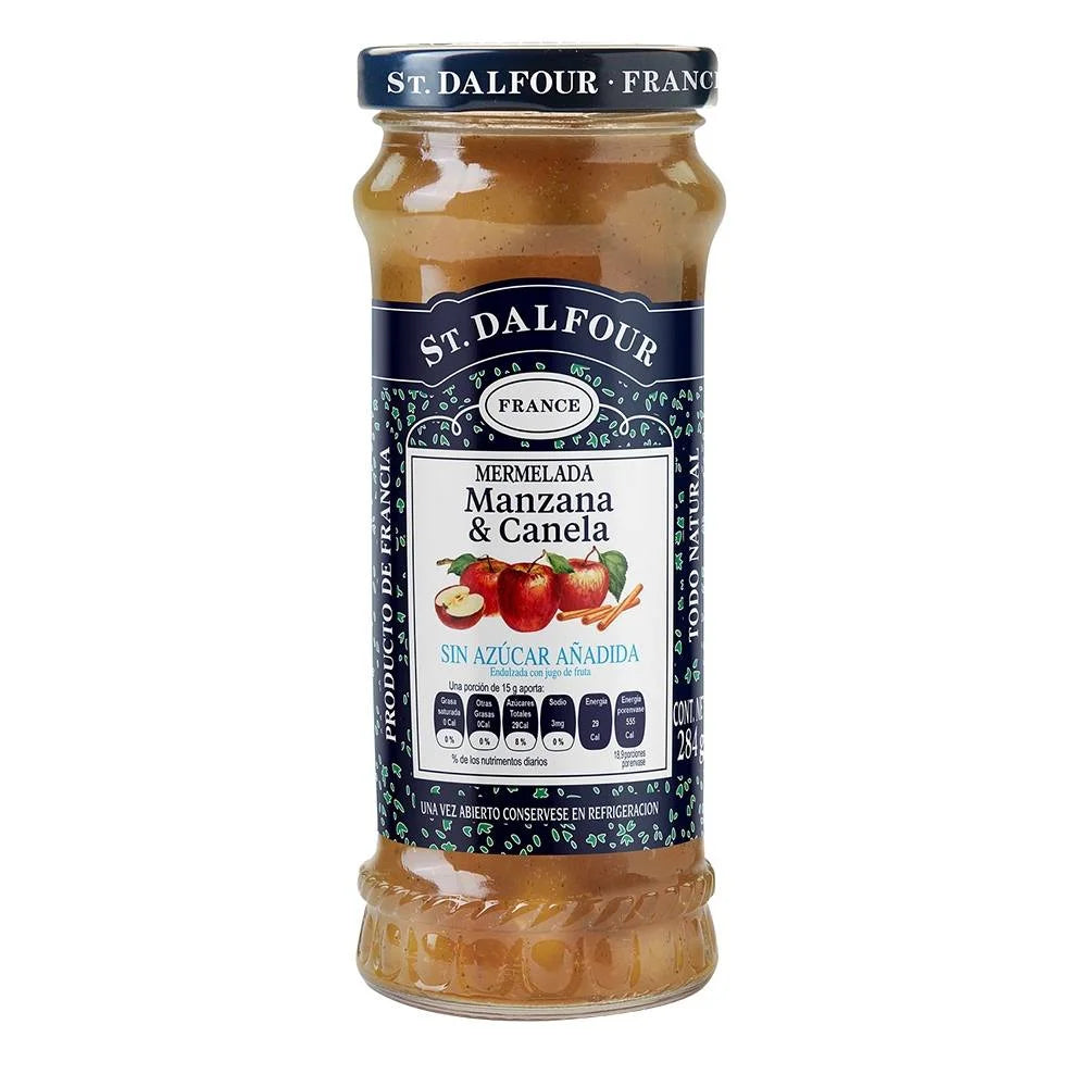 St. Dalfour mermelada de manzana y canela 284 g