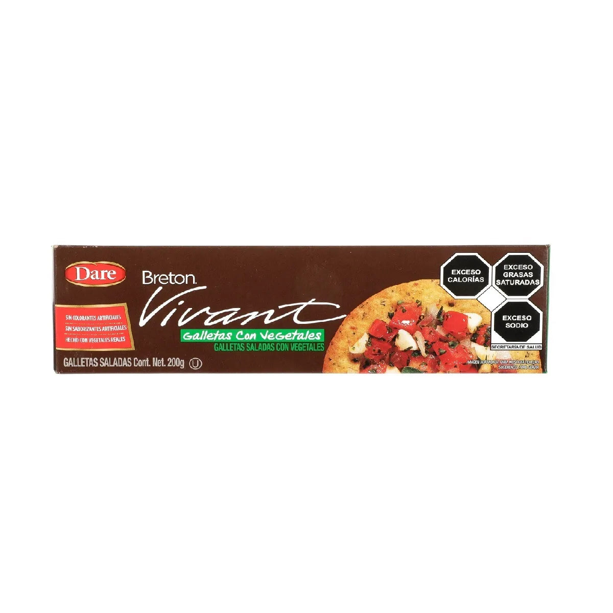 GALLETA DARE VIVANT VEGETALES .200GRS