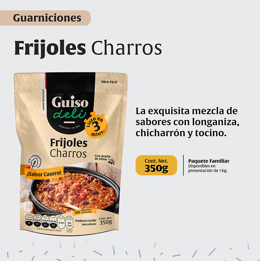 FRIJOLES CHARRROS .200GRS