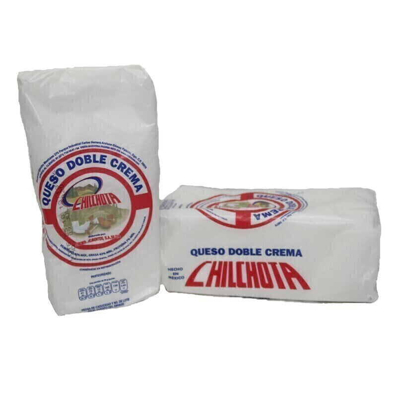 Chilchota queso doble crema en barra 500 g