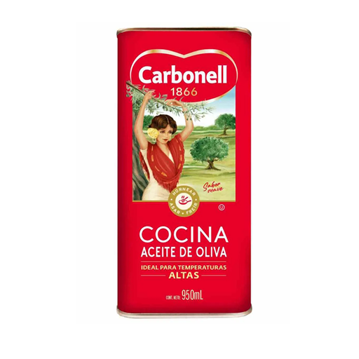 ACEITE DE OLIVO EXT. VIRG. CARBONELL 12/950ML ROJO