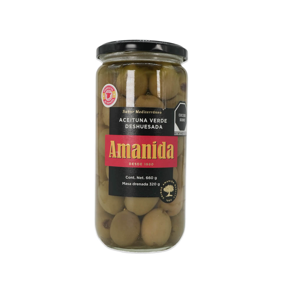 ACEITUNAS VERDES S/H AMANIDA .660GR