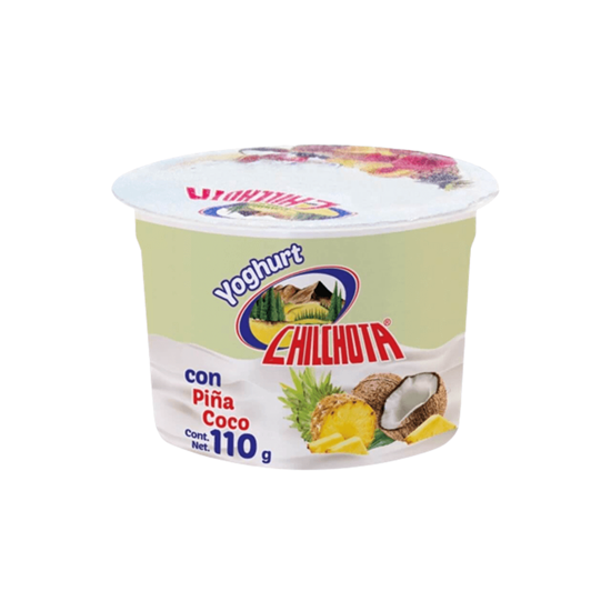 YOGHURT VASO PIÑA COCO CHILCHOTA 110GRS
