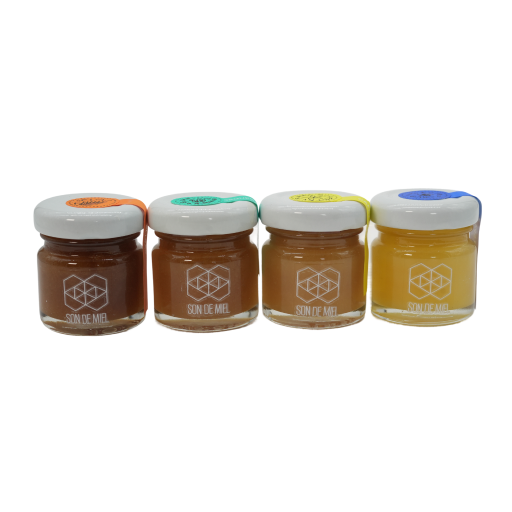 KIT 4 MINI MIEL 1 OZ