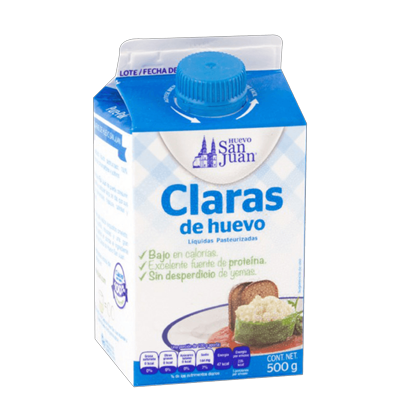 CLARAS DE HUEVO SAN JUAN 500ml