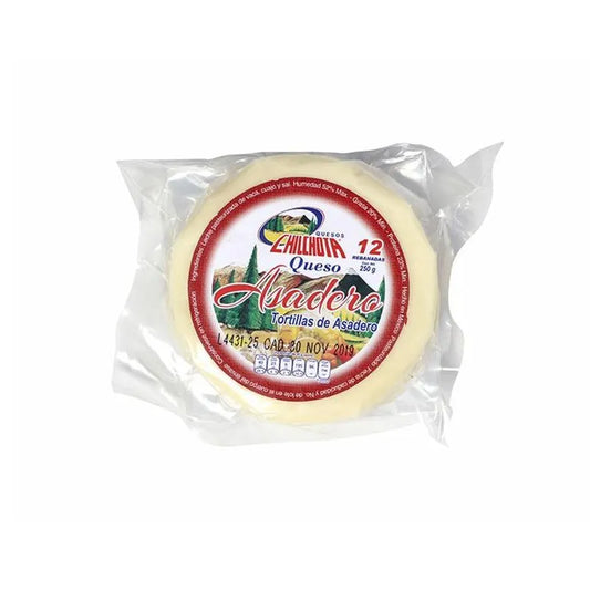QUESO ASADERO EN TORTILLAS CHILCHOTA .250GRS