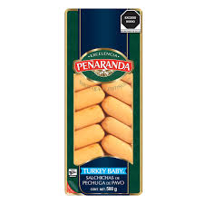 SALCHICHA TURKEY BABY PEÑARANDA .500GRS