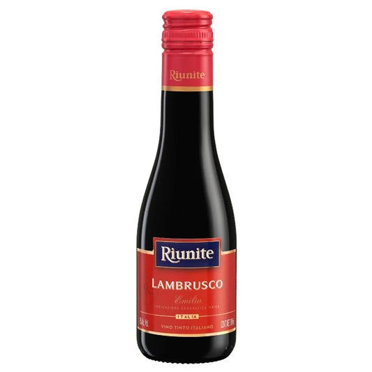 VINO TINTO RIUNITE LAMBRUSCO 187ML