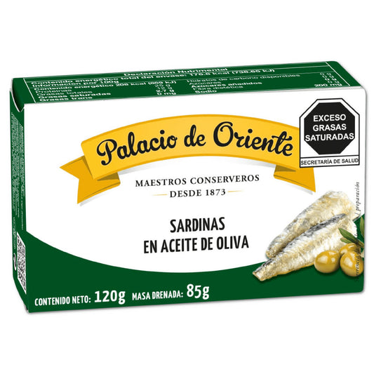 SARDINAS EN ACEITE DE OLIVA 120GRS