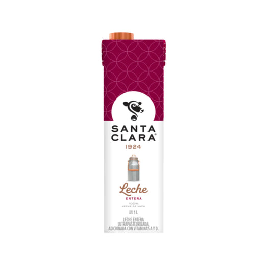 LECHE SANTA CLARA ENTERA 1 LT