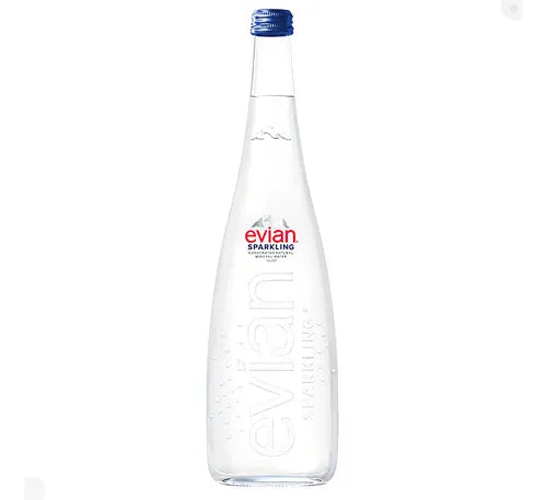 AGUA MINERAL EVIAN SPARKLING .750