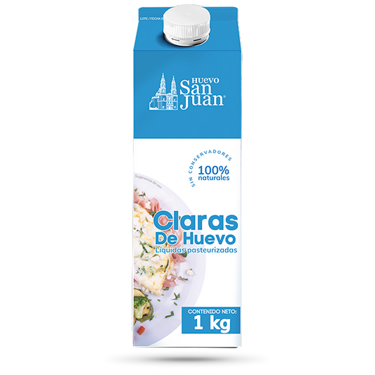 CLARAS DE HUEVO 1LT SAN JUAN