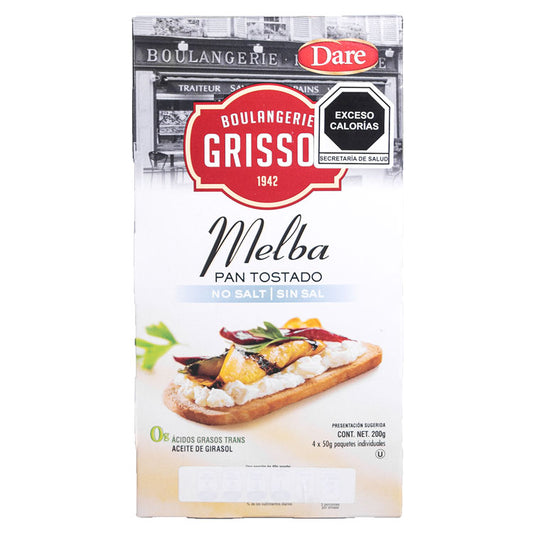 PAN MELBA DARE SIN SAL 200GRS