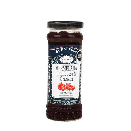 St. Dalfour mermelada de frambuesa y granada 284 g