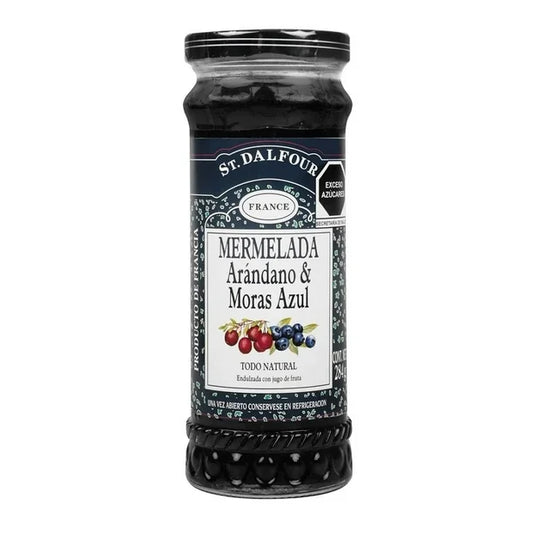 MERMELADA ST DALFOUR 284 GRS ARÁNDANO Y MORA AZUL