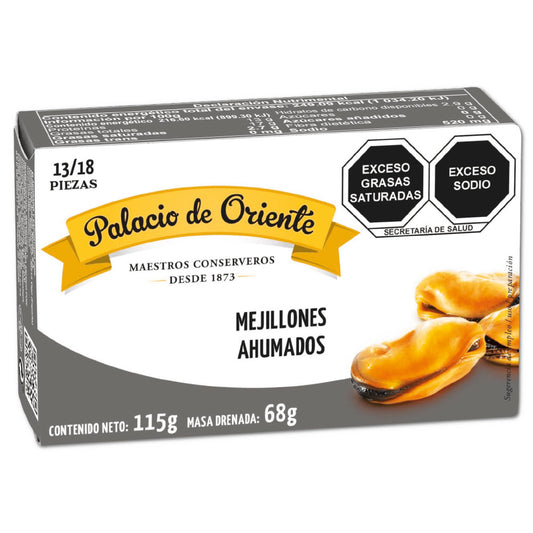 MEJILLONES AHUMADOS 120GRS
