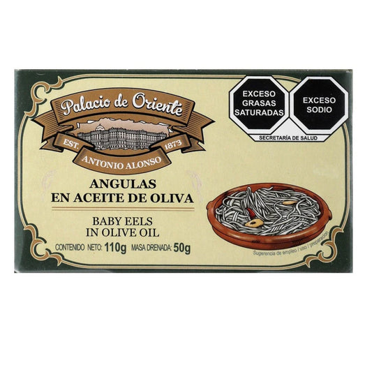ANGULAS EN ACEITE DE OLIVA 110 GRS