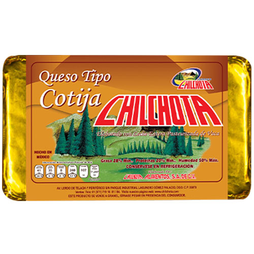 QUESO TIPO COTIJA CHIAPAS CHILCHOTA .500G