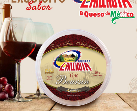 QUESO DE CABRA CENIZA FINO TIPO BOURSIN .95GRS