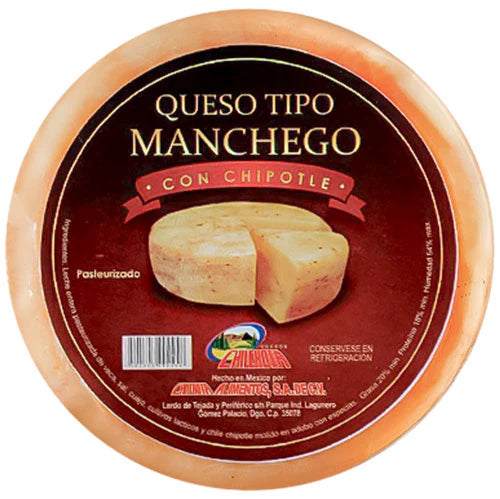 QUESO MANCHEGO CON CHIPOTLE CHILCHOTA 400GRS