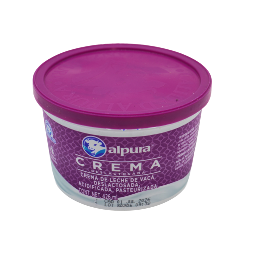 CREMA ALPURA DESLACTOSADA VASO .426ML
