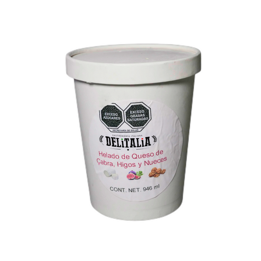 HELADO QUESO CABRA CON HIGO/NUEZ 946 ML