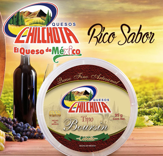QUESO DE CABRA CEBOLLA FINO TIPO BOURSIN .95GRS