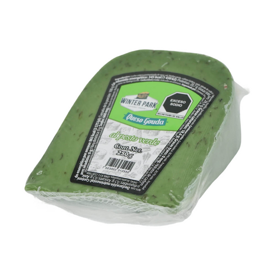 QUESO GOUDA PESTO VERDE WINTER PARK CUÑA .300GR