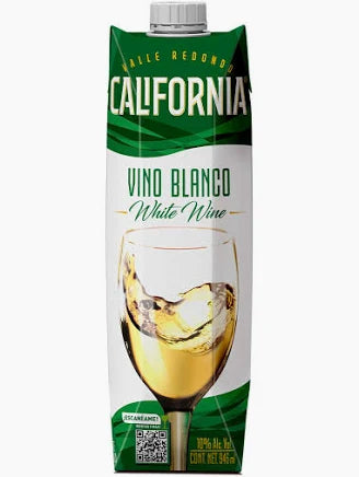 VINO BLANCO CALIFORNIA TETRA PACK 946ML